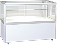 Showcase Counter - 1/2 Glass CTSL - 120 x 60 x 95 H
